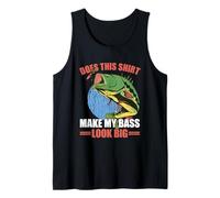 Does This Shirt Make My Bass Look Big Funny Fishing Canotta