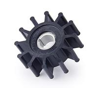 DOFABI Pompa for acqua di mare grezza con girante nera, for SHERWOOD, 10077K-SHW Westerbeke 11764 33100 Motore fuoribordo in gomma a 6 pale Parti del motore della barca Girante pompa acqua parti fuori