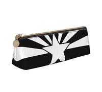 DOFFO Astuccio carino con stampa bandiera dell'Arizona nera astuccio estetico astuccio speciale astuccio piccolo astuccio durevole astuccio con cerniera astuccio per donne ufficio lavoro e studio,