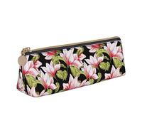 DOFFO Beauty Pink Floral Flowers Stampato Carino Astuccio Estetico Astuccio Astuccio Speciale Penna Piccolo Astuccio Matita Durevole Astuccio con Cerniera Astuccio Per Le Donne Ufficio Lavoro E