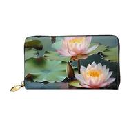 DOFFO Cascate del Niagara Stampa Portafoglio In Pelle Per Le Donne Borsa Della Moneta Sottile Zip Telefono Cambiamento Della Borsa Frizione Titolare Della, Pittura Fiore di, Taglia unica