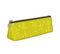 DOFFO Fireworks giallo stampato carino astuccio estetico matita astuccio speciale astuccio piccolo astuccio matita durevole astuccio con cerniera per donne ufficio lavoro e studio, Fireworks Giallo,