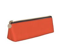 DOFFO Motivo irregolare verde stampato carino astuccio estetico astuccio speciale portapenne piccolo astuccio per matite durevole astuccio con cerniera per donne ufficio lavoro e studio, Rosso, Taglia
