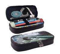 DOFFO Niagara Falls - Astuccio carino con stampa di cascate del Niagara, astuccio estetico, astuccio speciale in pelle artificiale, astuccio resistente con cerniera, per uomini e donne, ufficio,