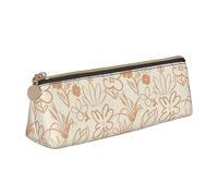 DOFFO Splendido astuccio con stampa a bolle rosa carino astuccio estetico astuccio speciale astuccio piccolo astuccio per matite durevole astuccio con cerniera per donne ufficio lavoro e studio,