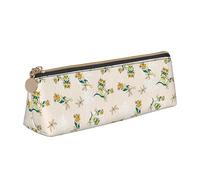 DOFFO Splendido astuccio con stampa a bolle rosa carino astuccio estetico astuccio speciale astuccio piccolo astuccio per matite durevole astuccio con cerniera per donne ufficio lavoro e studio,