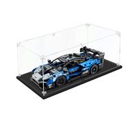 DOFOPO Vetrina in acrilico per auto 1:14, resistente alla polvere, per Lego 42123/42154/10625, vetrina da collezione autoassemblabile (40 x 20 x 15 cm)