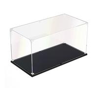 DOFOPO Vetrina per modellino auto Lego antipolvere vetrina per action figure e oggetti da collezione trasparente Display Box 40 x 20 x 20 cm