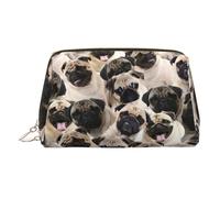 Dog 1 - Trousse da viaggio per trucchi, portatile, da donna, Oro, Taglia unica, Beauty case