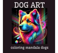 Dog Art: coloring mandala dogs
