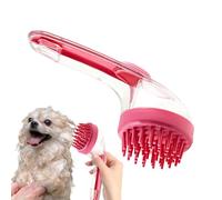 Dog Bath Brush - 7,48 x 2,76 x 3,74 in Pet Bath Massage Brush with Shampoo Dispenser | Multi-Functional Baths Brushes for Bathing | Grooming Tool Cleaner Reusable Cat Comb for Long Short Hair Small