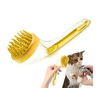 Dog Bath Brush - 7,48 x 2,76 x 3,74 in Pet Bath Massage Brush with Shampoo Dispenser | Multi-Functional Baths Brushes for Bathing | Grooming Tool Cleaner Reusable Cat Comb for Long Short Hair Small