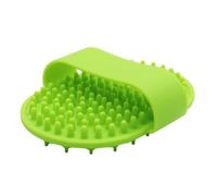 Dog Bath Brush and Cat Shedding Comb, Gentle Grooming Tool, Dense Dot Bristle Design, Enhanced Grip Comfort, for Shedding Season, Bath Time, Travel, 4,72 x 3,66 x 1,42 pollici