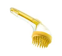 Dog Bath Brush, Cat Grooming Scrubber, Gentle Massage Cleaning Tool, Built-In Soap Dispenser, Soft Bristles for Sensitive Skin, Perfect for Kittens, Puppies, Home Bathing, Beach Days