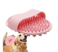 Dog Bath Brush, Cat Shedding Comb For Grooming, Pet Cleaning For Bath Time, Travel, Shedding Season, Senior Puppy Care, Comfortable Handle, Easy Mop, 4.72x3.66x1.42 In