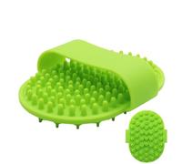 Dog Bath Brush, Cat Shedding Comb, Use Grooming Tool 4.72x3.66x1.42 inches, Effective Bath Time Cleaner, Season Pet Hair Remover, Portable Senior Care for Travel and Home