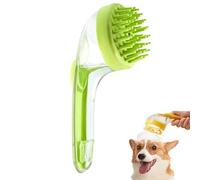 Dog Bath Brush, Dog Shampoo Brush, Long Handle for Shower Daily Cleaning, Pet Bath Massage with Soap Dispenser (B3)