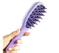 Dog Bath Brush - Double Sided Scrubber, Non Slip Grooming Tool for Pets | Pet Washing Brush - Comfortable Grip for Massage and Cleaning | Dual Sided Silicone Scrubber for Canine Coat Care and Bathing