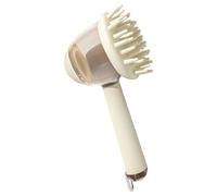 Dog Bath Brush, Non-slip Dog Shampoo Brush with Soap Dispenser, PVC, PP Material, Ergonomic Pet Cleaning Tool for Bathing, Washing, and Massage, 7.32 x 2.95 x 3.39 inches