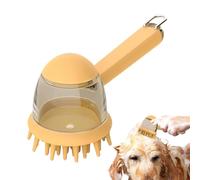 Dog Bath Brush, Non-slip Shampoo Brush, With Soap Dispenser, 18.6x7.5x8.6cm, Ergonomic Pet Cleaning Tool, Bathing, Washing, Massage, Comfortable Grooming Accessory for Dogs, Pets