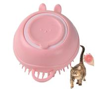 Dog Bath Brush, Pet Bath Brush, Compact Silicone Cleaner, Soft Massaging Bristles, Ottimo Design, Portatile & Reusable, Home Grooming, 3,31 x 2,36 Inches