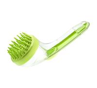 Dog Bath Brush, Pet Massage Brush with Shampoo Dispenser, Reusable Silicone Bristles, Gentle Cat Comb Cleaner, 7.48x2.76x3.74 Inches, Ideal for Small Animals, Kitten, Puppy