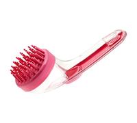 Dog Bath Brush, Pet Massage Brush with Shampoo Dispenser, Reusable Silicone Bristles, Gentle Cat Comb Cleaner, 7.48x2.76x3.74 Inches, Ideal for Small Animals, Kitten, Puppy