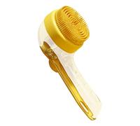 Dog Bath Brush, Pet Washing Brush, Gentle Puppy Comb, Slicker Scrubber Detangler for Kitten, Horse, Hygiene Cleaning, Dandruff Flea Matting, 7,48 x 3,35 x 1,18 pollici, verde, giallo
