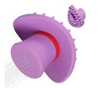 Dog Bath Brush - Silicone Pet Scrubber | Portable Shower Bottle Head