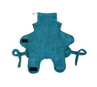 Dog Bathrobe, Absorbent Dog Drying Coat, Super Absorbent Fast Drying Pet Towel Robe with Adjustable Waist Tie for Small Medium Large Dogs Including Golden Retrievers, Soft Breathab
