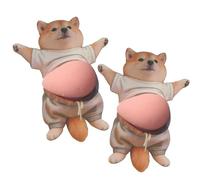 Dog Belly Sticker - 3D Silicone Squeeze Dog Belly Sticker | Laptop Decal For Phone Case Notebook Scrapbook Journal Planner Stationery Laptop Suitcase Water Bottle Kids Adults Party Favors And Others