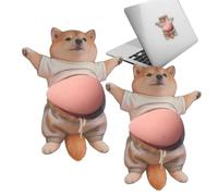 Dog Belly Sticker - Silicone Squeeze Stickers | 3D Laptop Decals | Ideal For Phone Case Notebook Scrapbook Journal Planner Stationery Suitcase Water Bottle Kids Adults Party Favors