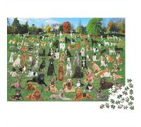 Dog Breeds Collection Puzzle Impossible 1000 Pezzi Interesting Decorazione Per La Casa. Rilassamento E Intelligence Per Adulti E Ragazzi Da 14 Anni 70x50cm/1000pcs