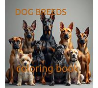 DOG BREEDS Coloring Book for Kids: 60 illustration