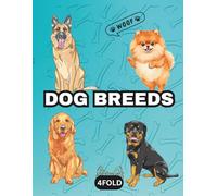 Dog Breeds Coloring Book for Kids Ages 4-8: 50+ Adorable Puppies and Popular Dog Breeds Coloring Pages