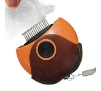 Dog Brush, Cat Grooming Comb, 3.74x3.86x1.38inch, Multifunctional Pet Combs, Portable Puppy Grooming Tool, Comfortable Design, Kitten Dematting Brush for Quick Clean Up