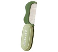 Dog Brush - Foldable Deshedding Comb with Ergonomic Design for Gentle Grooming, Effective Hair Remover, Cat Groom Scrub for Long and Short Hair, Puppy, Kitten Bathing, Indoor Cleaning, Dematting
