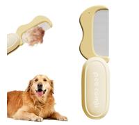 Dog Brush - Foldable Deshedding Comb with Ergonomic Design for Gentle Grooming, Effective Hair Remover, Cat Groom Scrub for Long and Short Hair, Puppy, Kitten Bathing, Indoor Cleaning, Dematting