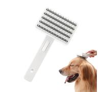 Dog Brush for Shedding, Pet Grooming Brush, 7.48x3.94x1.77 Inches, Ergonomic Puppy Supplies for Home Care, Shower, Massaging, Bath, Detangling, Dematting, Massage Tool
