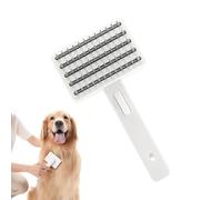 Dog Brush for Shedding, Pet Grooming Tool for Dematting and Bath, Ergonomic Massaging Brush for Detangling, Home Care, Shower, Puppy Supplies, Daily Use, 7.48x3.94x1.77 Inches