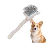 Dog Brush - Hair Cat Brush - Pet Grooming Comb - Gentle Skin Massaging Slicker Brushes For Small Medium Large Breeds - Shedding Cleaner Tool For Home Use, Outdoor Pet Care, Rescue Shelter