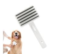 Dog Brush, Pet Grooming Brush, Ergonomic Puppy Supplies, Home Bath Tool for Detangling, Dematting, Massaging, and Gentle Shower-Time Care, Shedding, 7,48 x 3,94 x 1,77 Inches