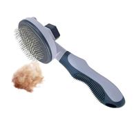 Dog Brush Shedding - Durevole ABS Handle Material, Cat Removal Comb, Pet Grooming Tool, Soft Bristle Structure With Effective Undercoat Hair Solution | For Puppies Kittens Small Medium L