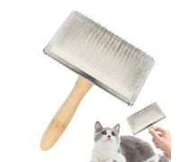 Dog Brushes Shedding, Pet Grooming Tools, Dematting Comb Rake, Undercoat Cleaning Supplies, 5.94x4.65x1.38 Inches, Suitable for Short Medium Long Haired Puppies Cats