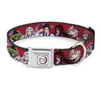 Dog Collar ADSAN-DEMON SLAYER Title Logo Full Color White Demon Slayer Eight Dem
