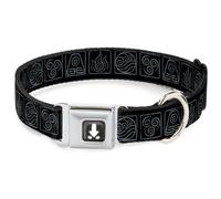 Dog Collar ALAF-Avatar the Last Airbender Aang Glowing Arrow/Eyes Full Color Bla