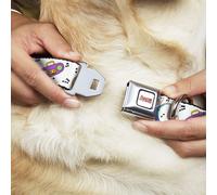 Dog Collar ATBI-ADVENTURE TIME Title Logo Full Color White Adventure Time Finn a