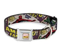 Dog Collar AVA-Marvel Comics Spider-Man AMAZING FANTASY Cover Pose Small 9.5-13"