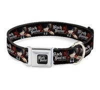 Dog Collar BBAJ-BLACK BUTLER PUBLIC SCHOOL ARC Title Logo Full Color Black/White