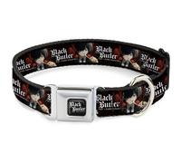 Dog Collar BBAJ-BLACK BUTLER PUBLIC SCHOOL ARC Title Logo Full Color Black/White
